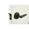 Sapphire Contra Collection Modern Matte Black Grade 3 Privacy Bed/Bath Door Handle with Lock LS-CON40-BK - alternate 2